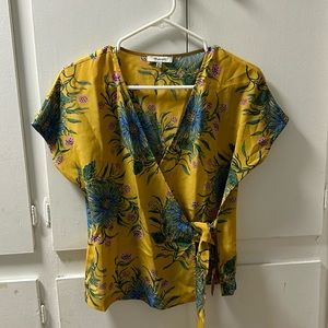 Madewell silk top.